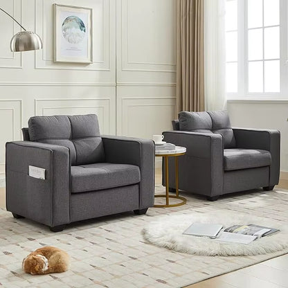 ブラックフェイクレザー アームチェア｜オーバーサイズ・ミッドセンチュリーデザイン・リビング用アクセントチェア