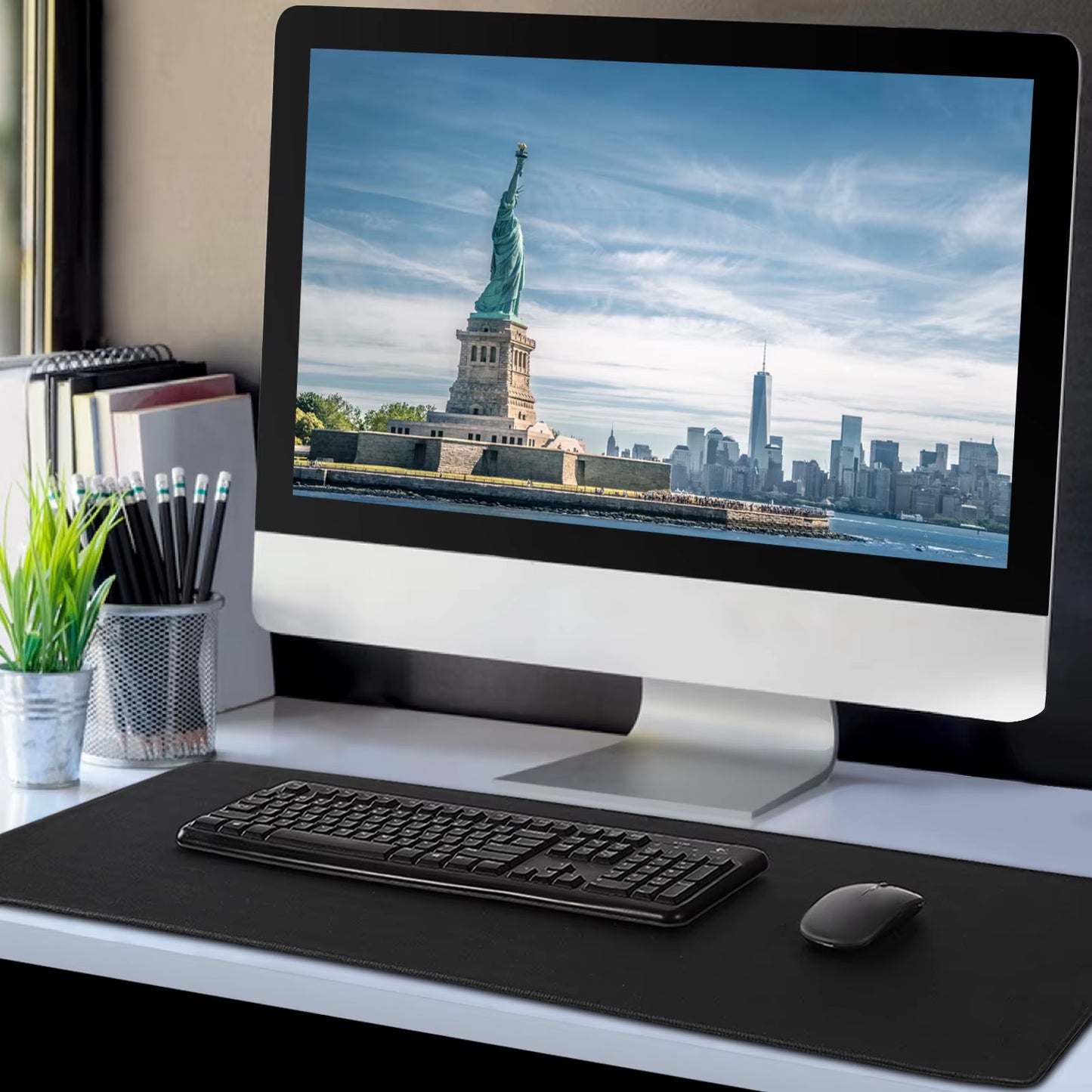 ゲーミングマウスパッド｜XLサイズ・デスクマット仕様・キーボード対応大型マット［PCデスク用アクセサリー］