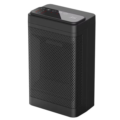1500W セラミックファンヒーター｜ミニマル設計・リモコン操作対応［デスク＆ベッドルーム用 電気暖房］