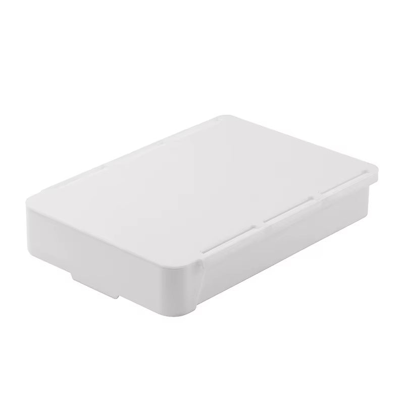 デスク下隠し収納トレイ｜粘着式・引き出しタイプ・多機能ストレージ［ホーム／オフィス／学習机対応］